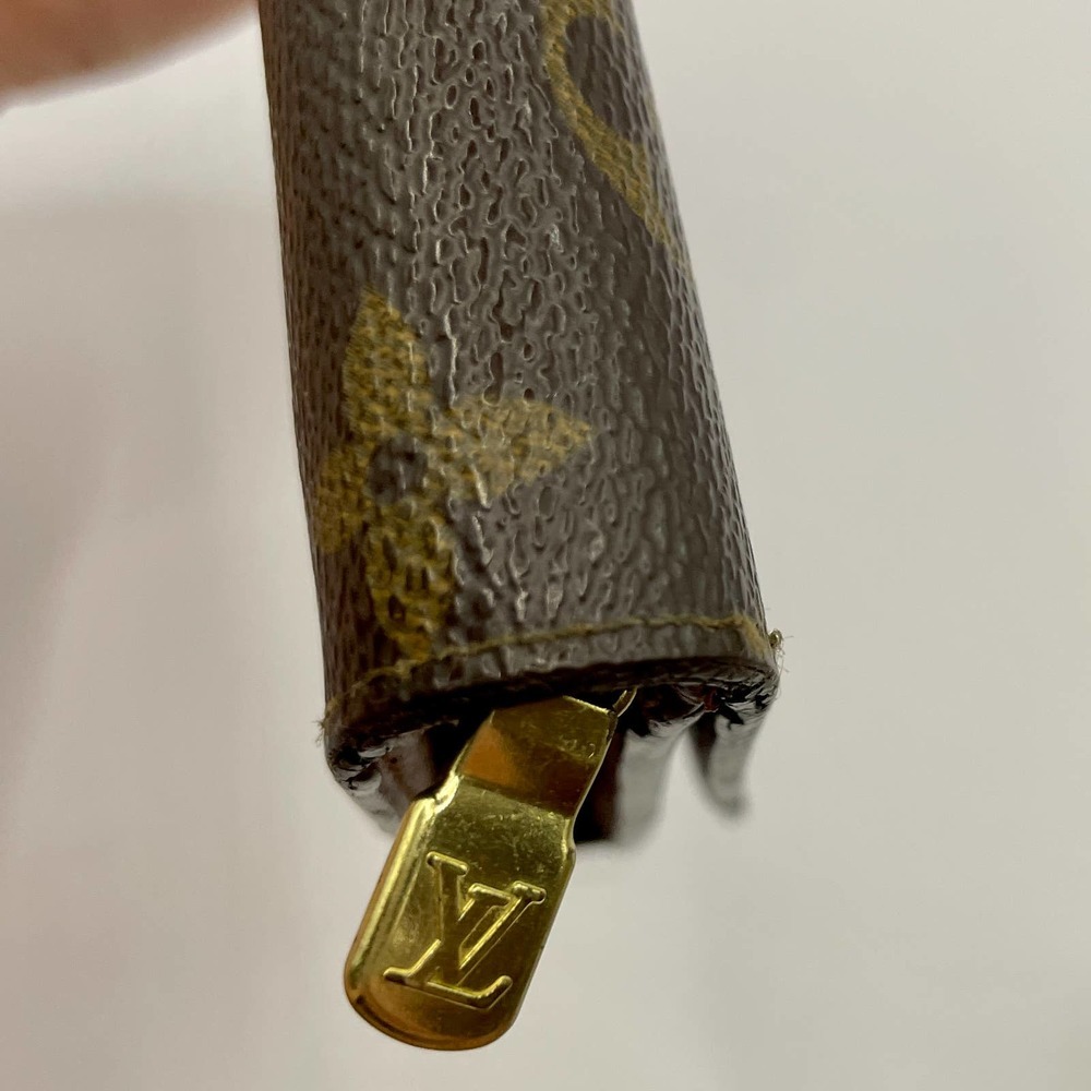 Louis Vuitton Tresor Monogram Wallet Vintage Porte Monnaie Brown Canvas - Picture 6 of 13